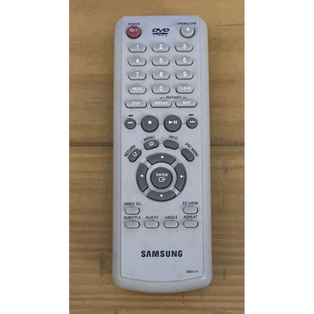 Samsung AK59-00011K Gray Handheld Wireless Remote Control For DVD-P244, DVD-P245